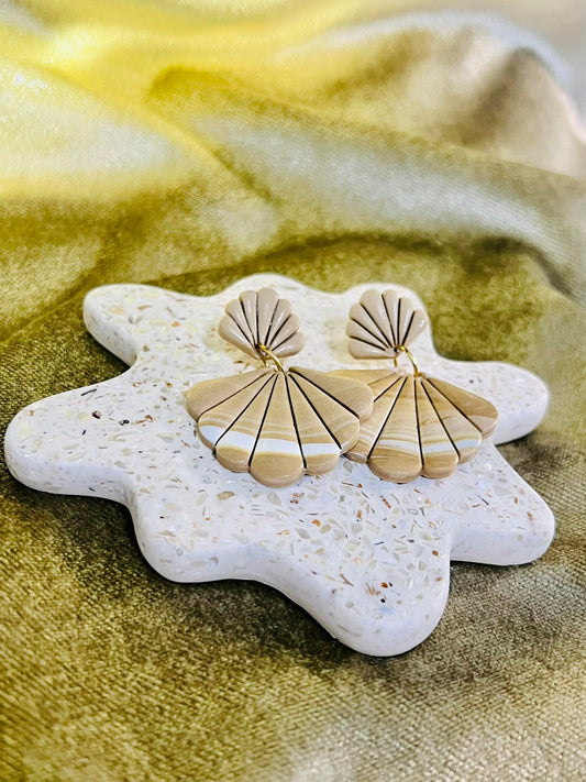 Sea Shell Scallop earrings